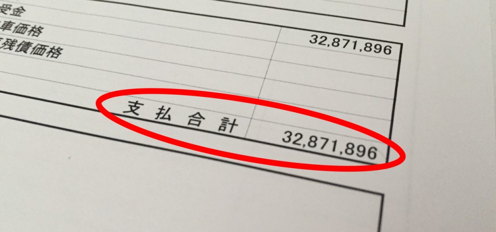 ランボルギーニ見積もり2