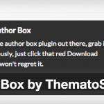 記事上にプロフィールを表示できるFancier Author Box設定方法