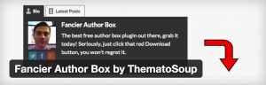 記事上にプロフィールを表示できるFancier Author Box設定方法