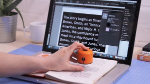 スタンプを押す感覚でフォントや色を読み取れるガジェット